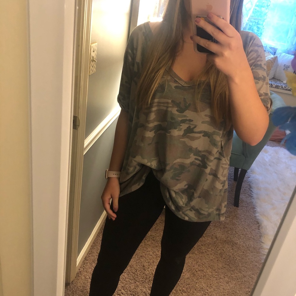 Camo top/tunic